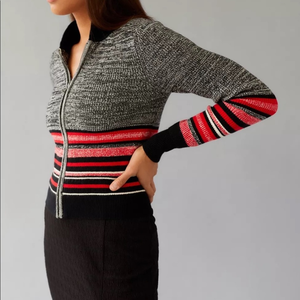 URBAN OUTFITTERS BDG Quinn Zip-Up Sweater